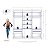 Guarda Roupa Zanzini Evidence Plus 2,30m x 2,30m 6 Portas 4 Gavetas Cinamomo com Areia - Imagem 4