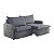 Sofa Cama Teixeria Bauru 2,00m com Pillow Tecido 330 Chumbo - Imagem 1