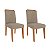 Mesa Cimol Valentina 4 Cadeiras Nicole 1,30m x 0,80m Cinamomo com Linho Bege - Imagem 5