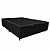 Base Bau Dream Box Vazado 1,38m x 1,88m x 0,41m Tecido Linhão Preto - Imagem 1