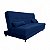 Sofá Cama MDP Catânia 1,20m x 1,88m Tecido 06 Joly Azul - Imagem 2