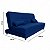 Sofá Cama MDP Catânia 1,20m x 1,88m Tecido 06 Joly Azul - Imagem 5