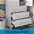 Guarda Roupas Peroba Junior New 3 Portas 3 Gavetas 1,89m x 1,22m x 0,42m Branco Brilho - Imagem 9