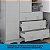 Guarda Roupas Peroba Junior New 4 Portas 3 Gavetas 1,89m x 1,22m x 0,42m Branco Brilho - Imagem 7