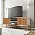 Rack Caemmun Tannen 1,8m x 0,63m Freijó com Off White - Imagem 2