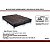 Base Ortobom Sommier Queen 1,58m x 1,98m x 0,30m Corino Preto - Imagem 2