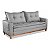 Sofá S.E Movelaria Sidney Living 2,10m Linho Cinza D28 - Imagem 1