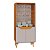 Cristaleira JCM Plena 0,60m x 1,56m Cinamomo com Off White - Imagem 1