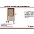 Cristaleira JCM Plena 0,60m x 1,56m Cinamomo com Off White - Imagem 2