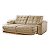 Sofá Retrátil Teixeira Barcelona 2,90m Pillow 30cm Tecido LX 459 Bege - Imagem 1
