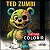 TED ZUMBI - Terror para Colorir - Imagem 1