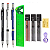 Kit 3 Lapiseiras + 3 Refis Grafite 2.0 + Apontador + Regua - Imagem 1