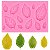 MOLDE FORMA SILICONE FOLHAS 9X6CM CONFEITARIA CHOCOLATE - Imagem 2