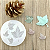 MOLDE FORMA SILICONE FOLHAS FONDANT BOLO CHOCOLATE  6,5CM - Imagem 7