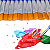 Kit 10 Pinceis Pincel Ponta Grossa Larga Pintura Artesanato - Imagem 2