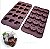 Molde Silicone Chocolate Bombom Recheado Lico Fino Luxo 20cm - Imagem 2