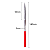 KIT 10 PEÇAS LIMAS AGULHAS DIAMANTADAS FORMAO TALHA 140X70MM - Imagem 2