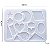 Forma Molde Silicone Brincos Pingentes Joia Colar Biscuit - Imagem 2