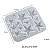 Forma Molde Silicone Brincos Joias Resina Pingente Estrelas - Imagem 3