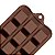 Forma Molde Silicone Chocolate Bombom Doces Quadrados  21cm - Imagem 6
