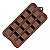 Forma Molde Silicone Chocolate Bombom Doces Quadrados  21cm - Imagem 1