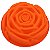Forma Molde Assadeira Silicone Bolo Flor Rosa Artesanato 24c - Imagem 1