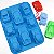 Forma Molde Silicone Carros Carrinhos 32.5cm Chocolate Doces - Imagem 2