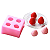 Molde Silicone Morango Fruta Tropical Fondant Biscuit Bolo - Imagem 1