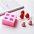 Molde Silicone Morango Fruta Tropical Fondant Biscuit Bolo - Imagem 2