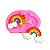 Forma Molde Silicone Arco Iris Nuvem Ceu  Fondant Chocolate - Imagem 1