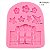 Molde Silicone Casinha Casa Floresta Janela Fondant Biscuit - Imagem 4