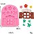 Molde Silicone Casinha Casa Floresta Janela Fondant Biscuit - Imagem 3