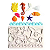 Molde Silicone Fundo Mar Sereia Concha Peixe Estrela Coral - Imagem 4