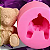 Forma Molde Silicone Urso Ursinho Realista 3d Chocolate - Imagem 3
