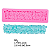 Tapete Molde Silicone Flores Floral Violetas Fondant Biscuit - Imagem 3
