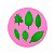 Molde Silicone Folhas Folha Folhagem Plantas Arvore Fondant - Imagem 3
