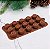 Kit 3 Moldes Silicone Chocolate Bombom Doces Quadrados - Imagem 9
