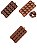 Kit 3 Moldes Silicone Chocolate Bombom Doces Quadrados - Imagem 3