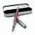 CANETA TINTEIRO EXECUTIVA PENA COBRE CAIXA METAL 0,5MM LUXO - Imagem 7