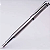 CANETA TINTEIRO EXECUTIVA METAL PRATA FINA 0,5MM GN2703 LUXO - Imagem 2