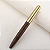 CANETA EXECUTIVA TINTEIRO PONTA PENA AMADEIRADO 0,5MM LUXO - Imagem 6