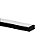PERFIL SOBREPOR ALUMINIO 17X7 PRETO 2M  BLUMENAU - 411725 01 - Imagem 1