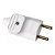 PLD2-2 CINZA-PLUG 2P 20A 180G C/ PRENSA CABO - Imagem 1