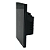 INTERRUPTOR INTELIGENTE TOUCH PRETO COM 3 BOTOES  (BIVOLT)  ALPHA-100-3P - Imagem 2
