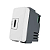 MODULO TOMADA CARREGADOR USB-C 2A-BIVOLT BR B3 (22401) - Imagem 1