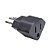 ADAPTADOR 2-33 PRETO (F) 10A 2P+T (14593) - Imagem 1