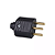 PLUGUE 1-3 PRETO (F) PLUGUE 2P+T 10A (12686) - Imagem 1