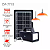 KIT DE ILUMINACAO PORTATIL CARREGAMENTO SOLAR 100W BATERIA 9000MAH DP-7710 - Imagem 4