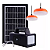 KIT DE ILUMINACAO PORTATIL CARREGAMENTO SOLAR 100W BATERIA 9000MAH DP-7710 - Imagem 1