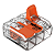 CONECTOR WAGO 3 ENTRADAS 6MM² - Imagem 1